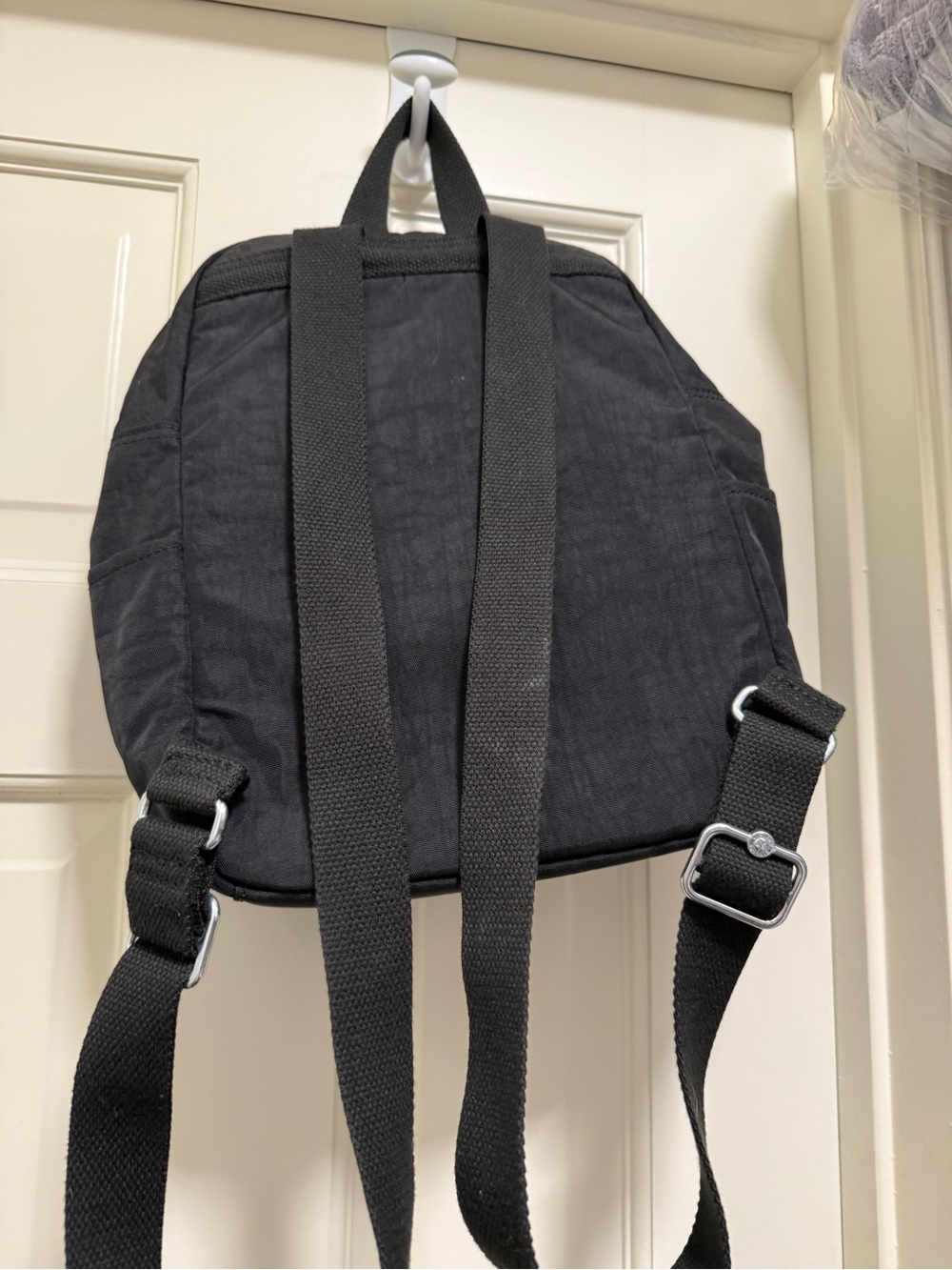 Kipling Black Mini Backpack with Front Pocket - Picture 4 of 4